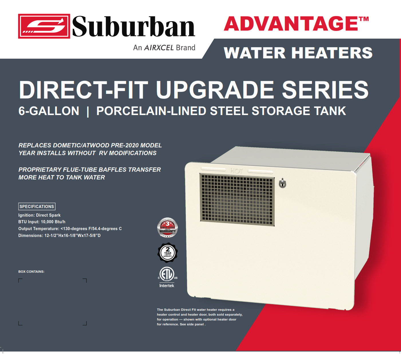 SAW Advantage Direct Replacement Water Heater Rebate
